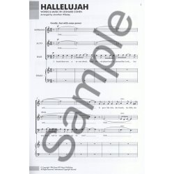 Leonard Cohen: Hallelujah (SAB/Piano)