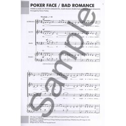 Lady Gaga: Poker Face / Bad Romance (SAB/Piano)
