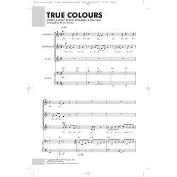 Cyndi Lauper: True Colours - SSA/Piano