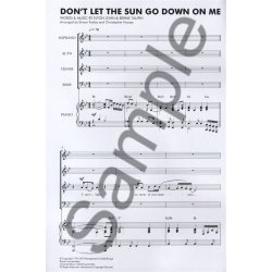 Elton John: Don't Let The Sun Go Down On Me (SATB/Piano)