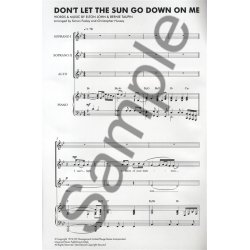 Elton John: Don't Let The Sun Go Down On Me (SSA/Piano)