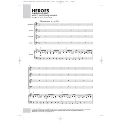 David Bowie: Heroes - SATB/Piano