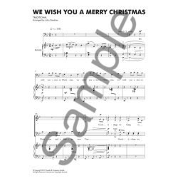 We Wish You A Merry Christmas (SATB/Piano)