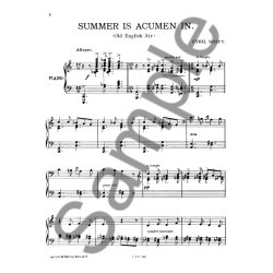 Cyril Scott: British Melodies For Piano - No.3 (Summer Is Acumen In)