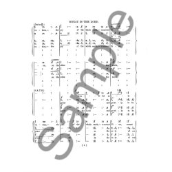 Edward Elgar: Great Is The Lord - Psalm 48 (Bass Solo/SATB)