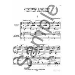 George Dyson: Concerto Leggiero (Piano Solo Part)