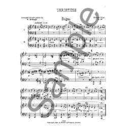 Edward Elgar: Variations Op.36 (Two Pianos)