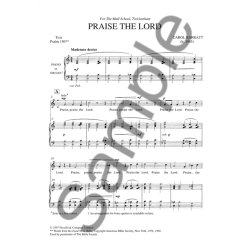 Carol Barratt: Praise The Lord (SSA/Organ)