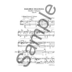 Aulis Sallinen: Barabbas Dialogeja (Barabbas Dialogues) Op.84