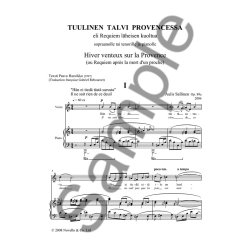 Aulis Sallinen: A Windy Winter In Provence