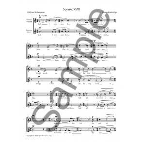 Simon Bainbridge: Sonnet XVIII (Mezzo-Soprano/Counter-Tenor)
