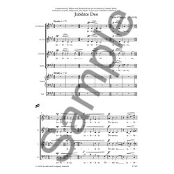 Tarik O'Regan: Jubilate Deo (Latin) - SATB/Organ