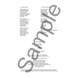 Patrick Hawes: Song Of Songs (Full Score)