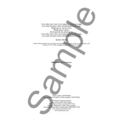 Tarik O'Regan: Love Raise Your Voice (Soprano/Baritone/Piano)