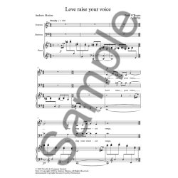 Tarik O'Regan: Love Raise Your Voice (Soprano/Baritone/Piano)