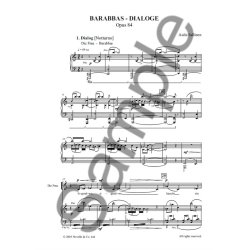 Aulis Sallinen: Barabbas Dialogeja (Barabbas Dialogues) (German)