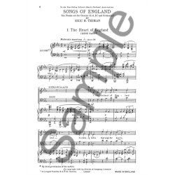 Eric Thiman: Songs Of England