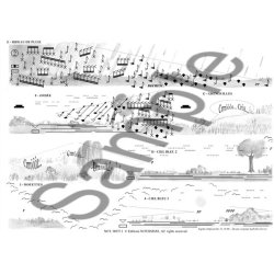 Dufeutrelle Temps Variable Flute Ensemble Score