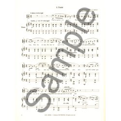 Aboulker 8 Chansons Sur Des Textes De Guillevic Choral &amp; Piano Book