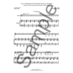 Isabelle Aboulker: 1918, The Man Who Was Staggering In The War, For Voice And Piano