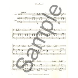 Popp Lesgourgues Soiree Russe Flute &amp; Piano Book