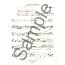 Sophie Dufeutrelle: Snow Colour, for solo Flute
