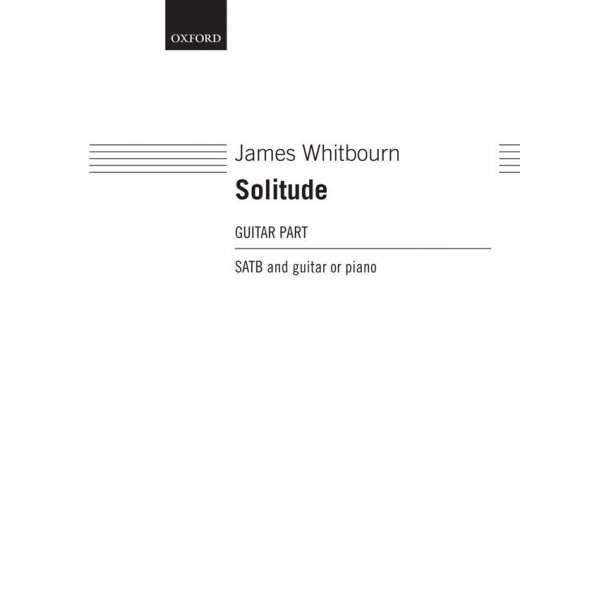 Solitude : Guitar part for SATB version