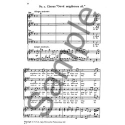 J.S Bach: Peasant Cantata (SATB Vocal Score)
