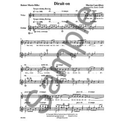 Dirait-on (High Voice And Guitar)