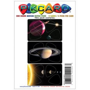 PikCard 3-Pack: Cosmos (12 Guitar Picks)