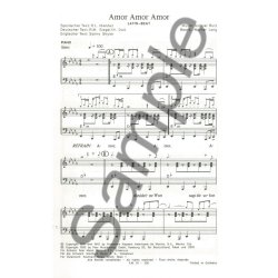 AMOR AMOR AMOR AVE MARIA NO MORRO BND SCORE BK