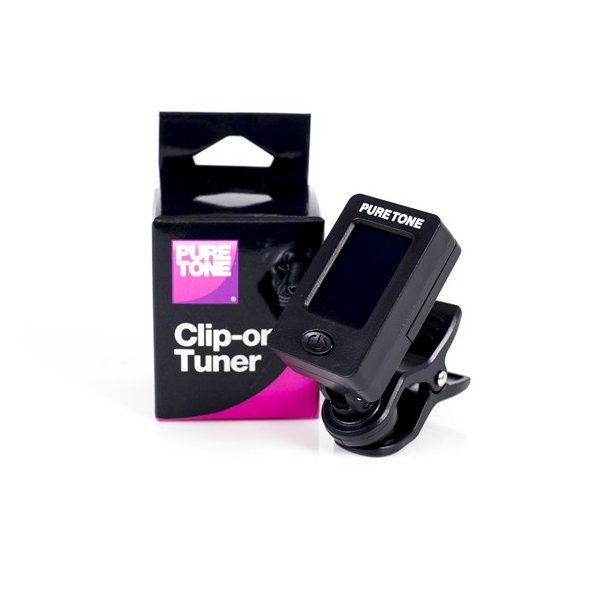 Clip-On Tuner til guitar, bas, ukulele m.m. 