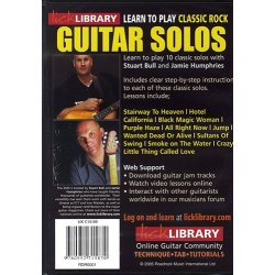 Lick Library: Learn To Play Classic Rock Guitar Solos