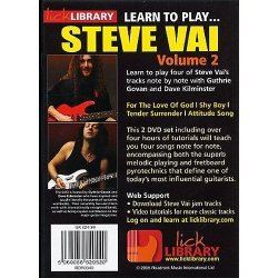 Lick Library: Learn To Play Steve Vai Volume 2