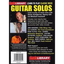 Lick Library: Learn To Play Classic Rock Guitar Solos Volume 3