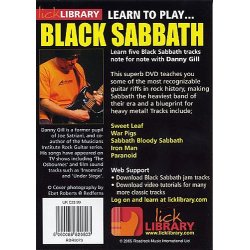 Lick Library: Learn To Play Black Sabbath