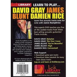 Lick Library: Learn To Play David Gray, James Blunt, Damien Rice
