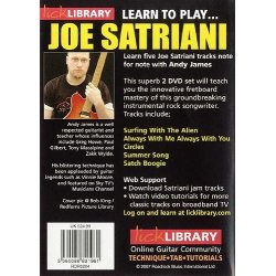 Lick Library: Learn To Play Joe Satriani (2 DVD)
