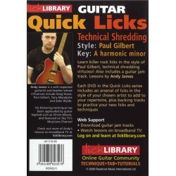 Lick Library: Paul Gilbert Quick Licks - Technical Shredding