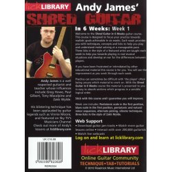 Lick Library: Andy James' Shred Guitar In 6 Weeks - Week 1