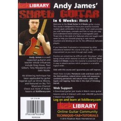 Lick Library: Andy James' Shred Guitar In 6 Weeks - Week 3