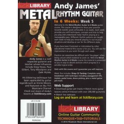 Lick Library: Andy James' Metal Rhythm Guitar In 6 Weeks - Week 5