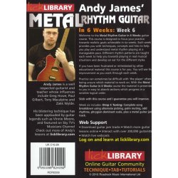 Lick Library: Andy James' Metal Rhythm Guitar In 6 Weeks - Week 6