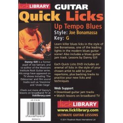 Lick Library: Guitar Quick Licks - Joe Bonamassa Up Tempo Blues