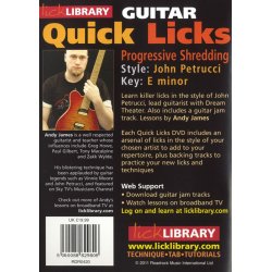 Lick Library: Quick Licks - John Petrucci Progressive Shredding