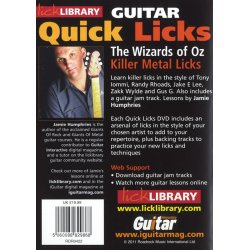Lick Library: Quick Licks - The Wizards Of Oz! Killer Metal Licks