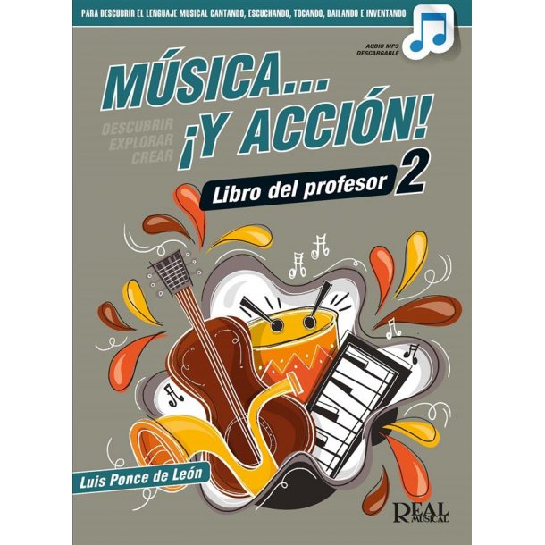 M&uacute;sica&hellip; &iexcl;Y acci&oacute;n! 2 (Libro del profesor) : Audio mp3 descargable