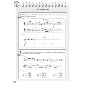 Cuadernos de audición - 1 Grado profesional : Libro del profesor