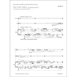 Wilson Red Over Black Clarinet Viola And Piano Book