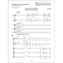 Wilson Ian Slouching Towards Bethlehem Ssatb Choral